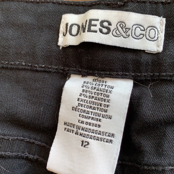 black denim jean crops - Picture 2 of 3